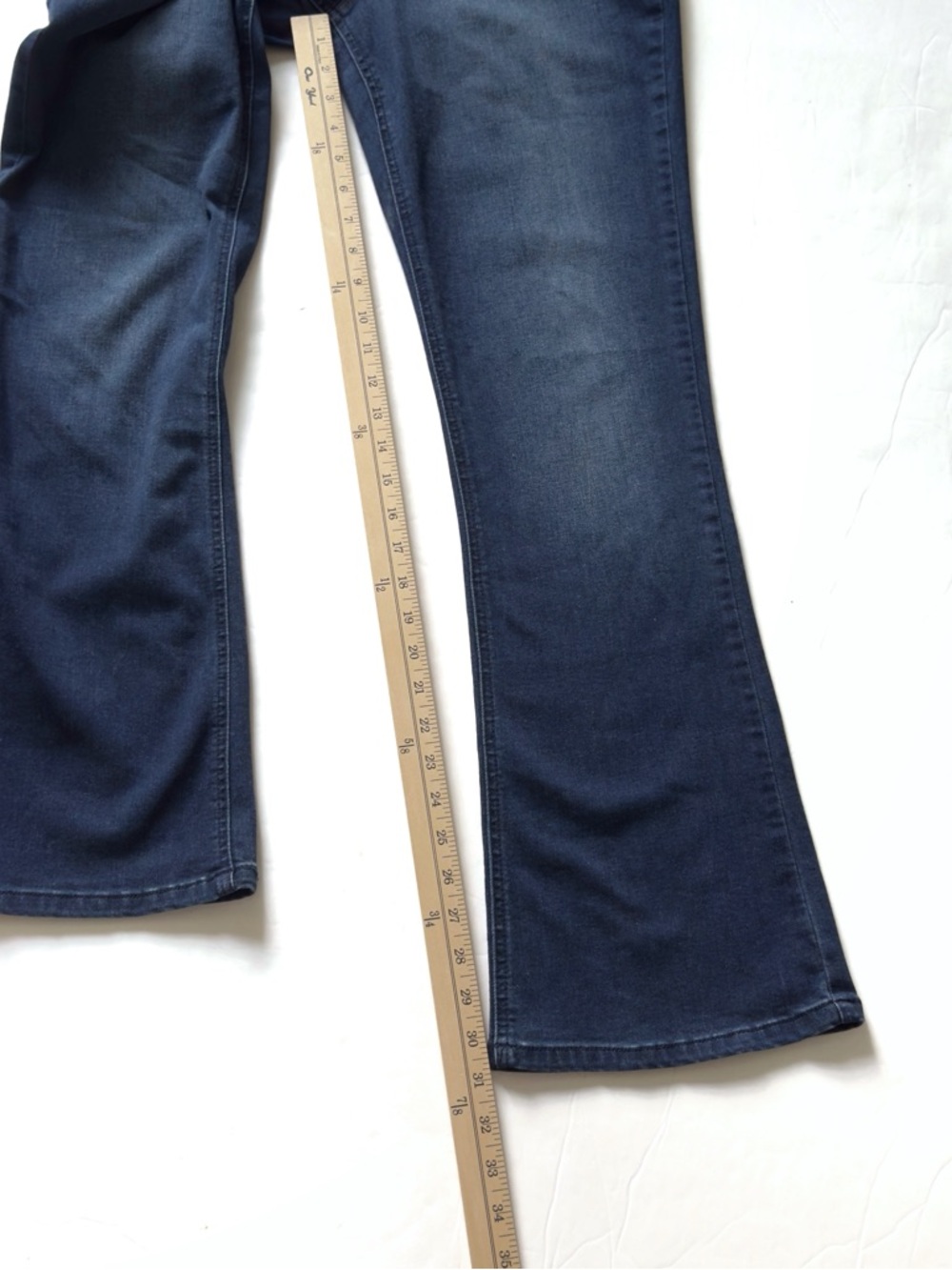 Wit & Wisdom Dark Blue Boot Cut Jeans - Picture 9 of 12